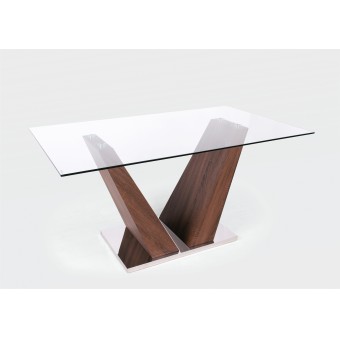 Regi étkezőasztal  Design étkező asztal Fa vázas és bútorlap asztalok