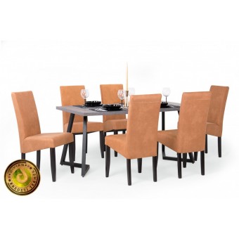 Berta Elegant étkező, Caesar asztallal  6 személyes étkező garnitúrák